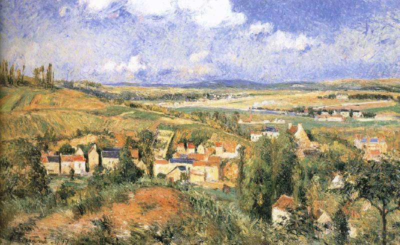 Camille Pissarro Pang plans Schwarz summer oil painting picture